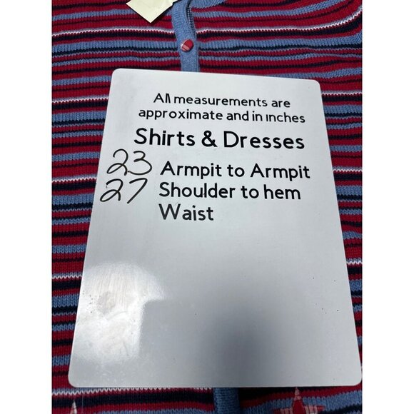 C.J. Banks Long Sleeve Button Front Applique Stars Striped Cardigan Size 1X - Picture 9 of 9